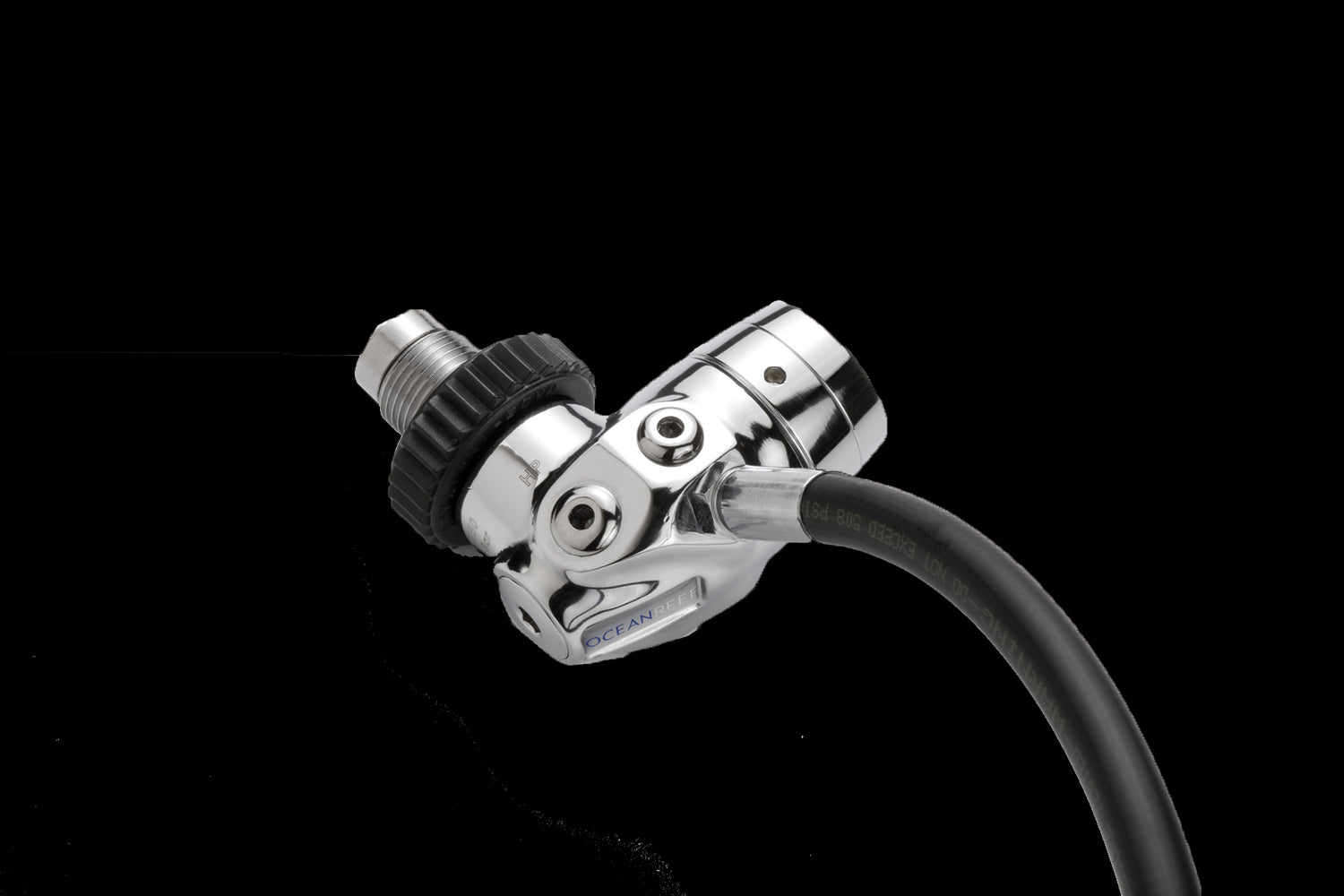 Open Box Ocean Reef Neptune III Package - Diving Full face mask w/int 2nd st, surface air valve, hose, pressure gauge, octopus, SL35TX DIN first stage + bump + quick connection hose-