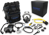Open Box Ocean Reef Neptune III Package - Diving Full face mask w/int 2nd st, surface air valve, hose, pressure gauge, octopus, SL35TX INT first stage + bump + quick connection hose-