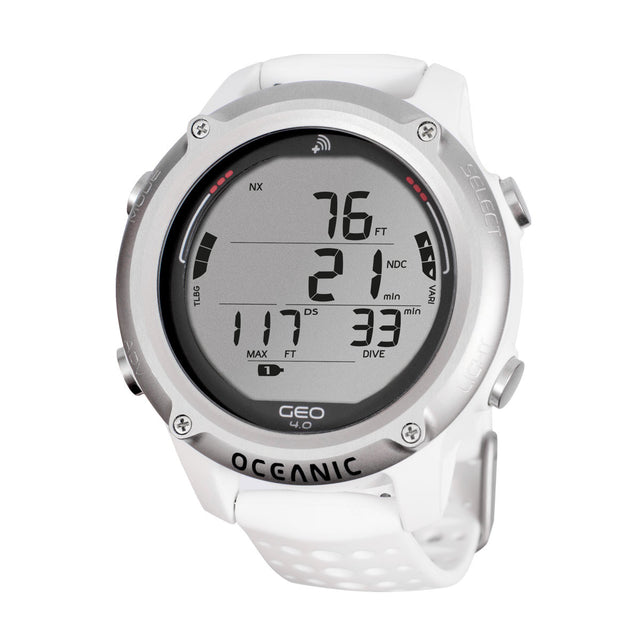 Open Box Oceanic Geo 4.0 Dive Computer-White-