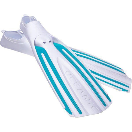 Open Box Oceanic Viper 2 FF-White/Aqua-XXS (3-4)-