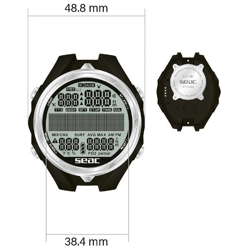Open Box Seac Action Dive Computer-