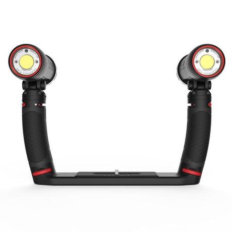 Used SeaLife Sea Dragon Duo 6000F Set (2x 3000 light, 2x grips, dual tray, Duo Case)-Like New