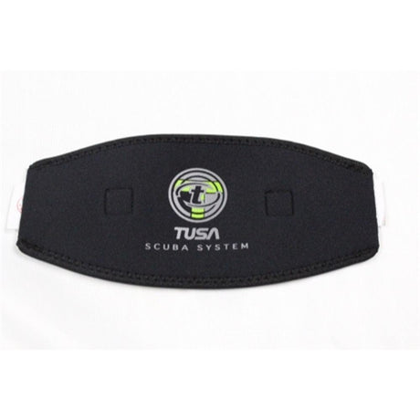 Open Box Tusa Neoprene Wide Comfort Mask Strap Cover (Black)-Black-Good-