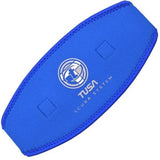 Open Box TUSA Neoprene Wide Comfort Mask Strap Cover-Blue-Like New-