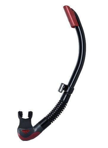 Open Box Tusa Platina Hyperdry II Scuba Diving Snorkel-Like New-Black/Metallic Dark Red-