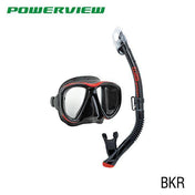 Open Box Tusa Powerview M/S Combo (UM-24/USP-250)-Red/Black Silicone-