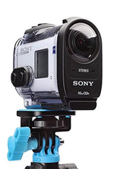 Open Box Underwater Kinetics POLE 38HD, Telescoping Camera Pole, Electric Blue w/ Adapter-