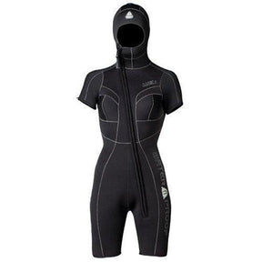 Waterproof W2 Ice 5mm Womens Hooded Overvest with HAV System-2XL
