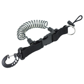 Quick Release Coil Lanyard with Buckle Scuba Essentials by DiveCatalog-