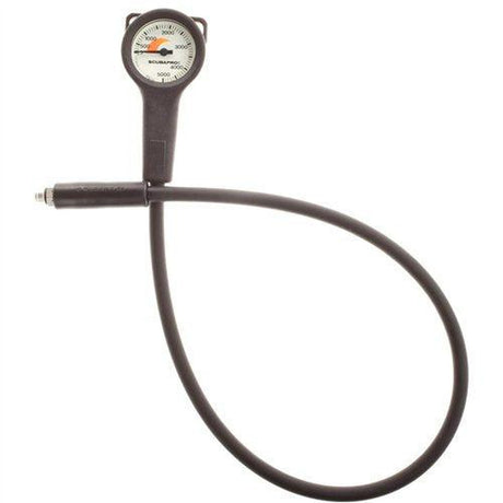 Scubapro CompactPressure Gauge Console w Boot / HP hose-