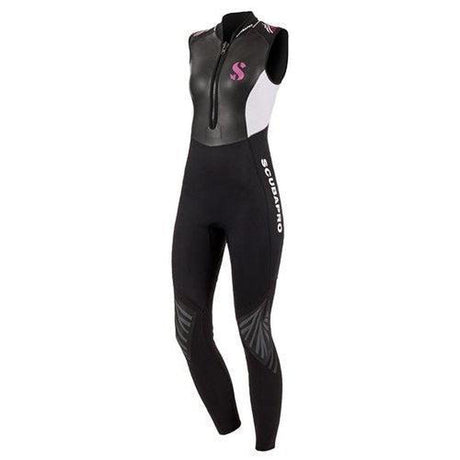 ScubaPro Hybrid Sleeveless 3mm Womens Steamer-Black/White