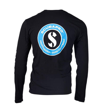 ScubaPro Long Sleeve T-Shirt Mens- Black-