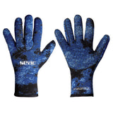 Seac 350 Diving Gloves 3.5 MM-Blue Camouflage