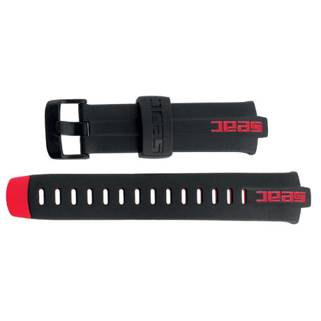 Seac Action HR Dive and Freediving Computer Replaceable Strap-Black/Red