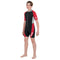 Seac Ciao Wetsuit Shorty Kids-Black/Red