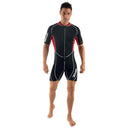 Seac Ciao Wetsuit Shorty Man-Black/Red