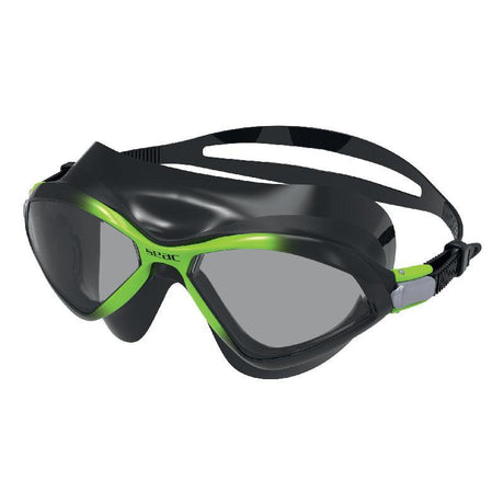 Seac Diablo Swimming Goggles-BLACK/LIME