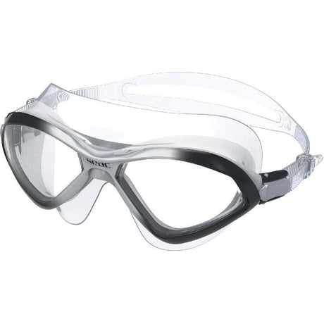 Seac Diablo Swimming Goggles-BLACK/SILVER