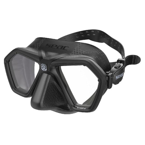 Seac Eagle S Compact Low Volume for Free Diving and Spearfishing-Black