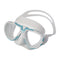 Seac Fox Professional Diving Mask-White/Aquamarine