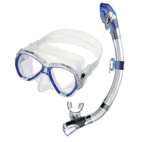 Seac Snorkeling Set Bis Elba-Blue/Clear