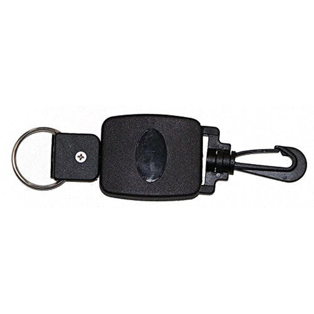 DiveCatalog Small Multi-Purpose Retractor with Clip and Key Ring Steel ...