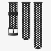 Suunto 24 MM Athletic 1 Silicone Strap (Non Dive)-BLACK/BLACK