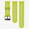 Suunto 24 MM Athletic 1 Silicone Strap (Non Dive)-LIME/BLACK