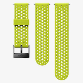 Suunto 24 MM Athletic 1 Silicone Strap (Non Dive)-LIME/BLACK
