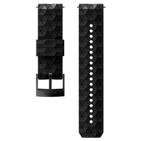 Suunto 24 MM Explore 2 Silicone Strap (Non Dive)-BLACK/BLACK