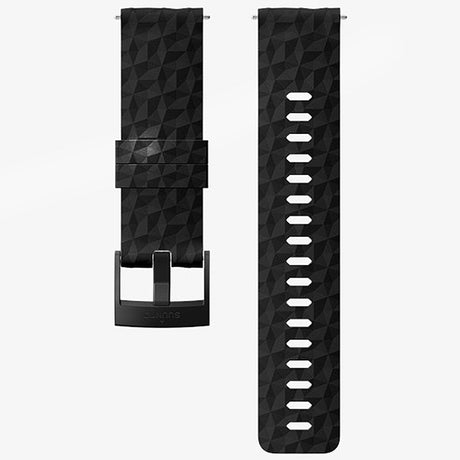 SUUNTO 24MM EXPLORE 1 SILICONE STRAP-Black Black