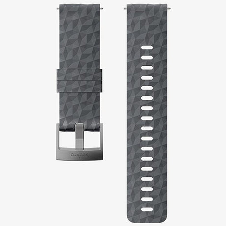 SUUNTO 24MM EXPLORE 1 SILICONE STRAP-Graphite Gray