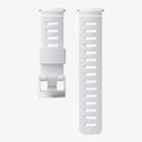 Suunto D5 Dive Computer Quick Release Silicone Strap-WHITE/STEEL M