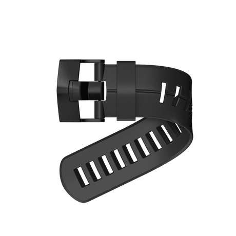 Suunto DX Black Silicone With Buckle Extension Strap-