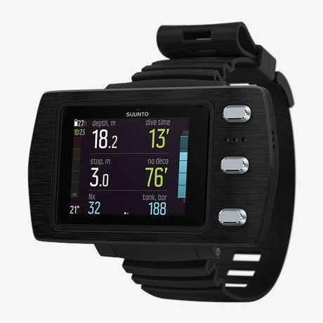 Suunto Eon Steel Dive Computer with Boot and USB Cable-STEEL BLACK