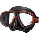 Tusa Freedom Ceos Dual Lens Scuba Diving Fin-Black/Metallic Dark Red