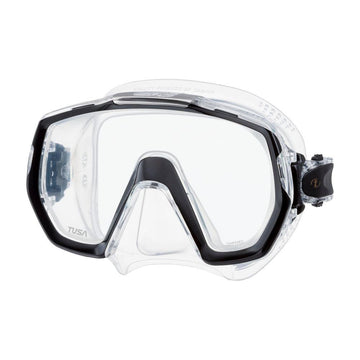 Tusa Freedom Elite Single Lens Scuba Diving Mask-Black
