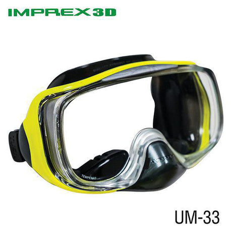 Tusa Imprex 3D Dive Mask and Snorkel Combo (UM-33/USP-250)-