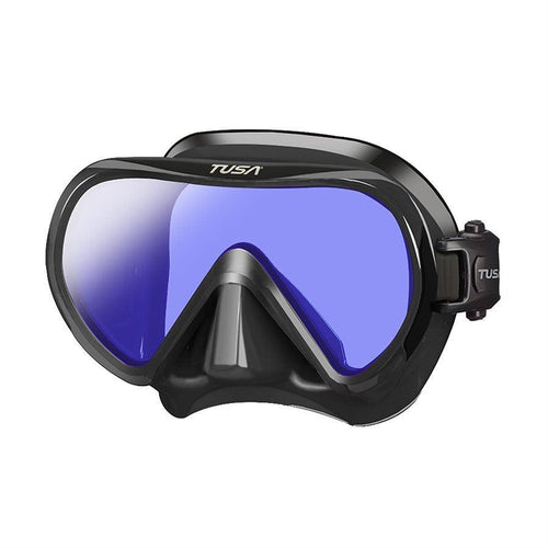 Tusa Ino Pro Diving Silicone Mask-Black-