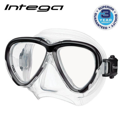 Tusa Intega Dual Lens Scuba Diving Mask
