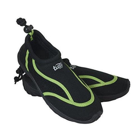 Tusa Lightweight Quick-Drying Slip Aqua Shoe-Black/Green