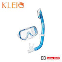 Tusa Mini-Kleio Junior Dive Mask and Snorkel Combo (UM2000/USP220)-Clear Blue