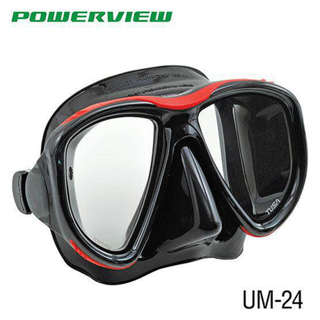 Tusa Powerview Dry Dive Mask and Snorkel Combo (UM-24/USP-250)-