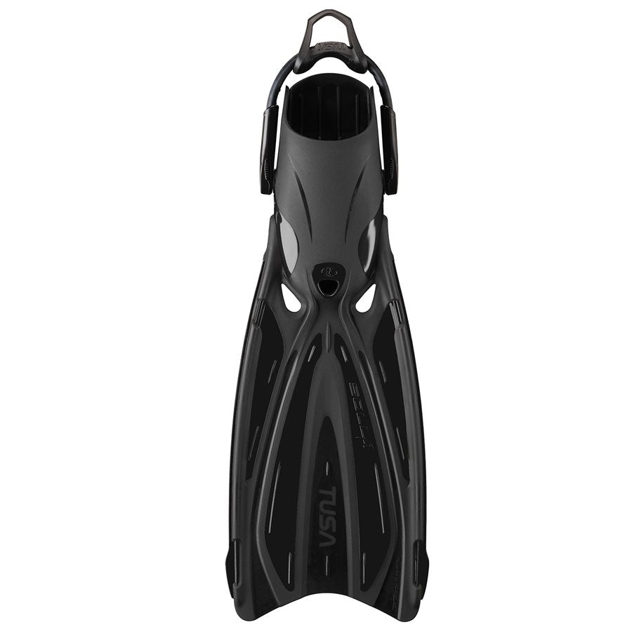 Tusa Solla Fin w/Bungee-Black-Large- XLarge-