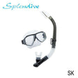 Tusa Splendive Dive Mask and Snorkel Combo (UM7500/USP-190)-Smoke