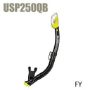 Tusa Sport Adult Hyperdry Elite Dry Snorkel-Black/Yellow
