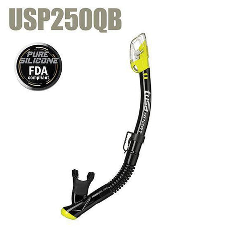 Tusa Sport Adult Hyperdry Elite Dry Snorkel-