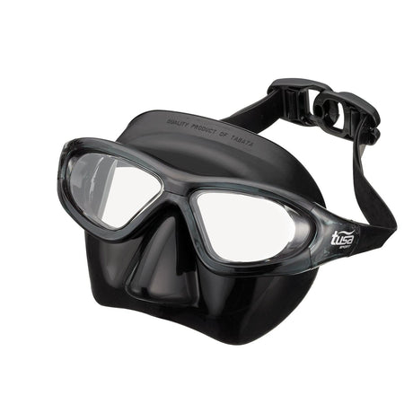 Tusa Sport Freediving Mask-Black/Smoke