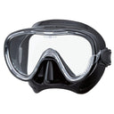 Tusa Tina Single Lens Scuba Diving Mask-Black/Black Silicone