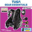 Tusa Tina TC1 Diving Package-Black-2XS-